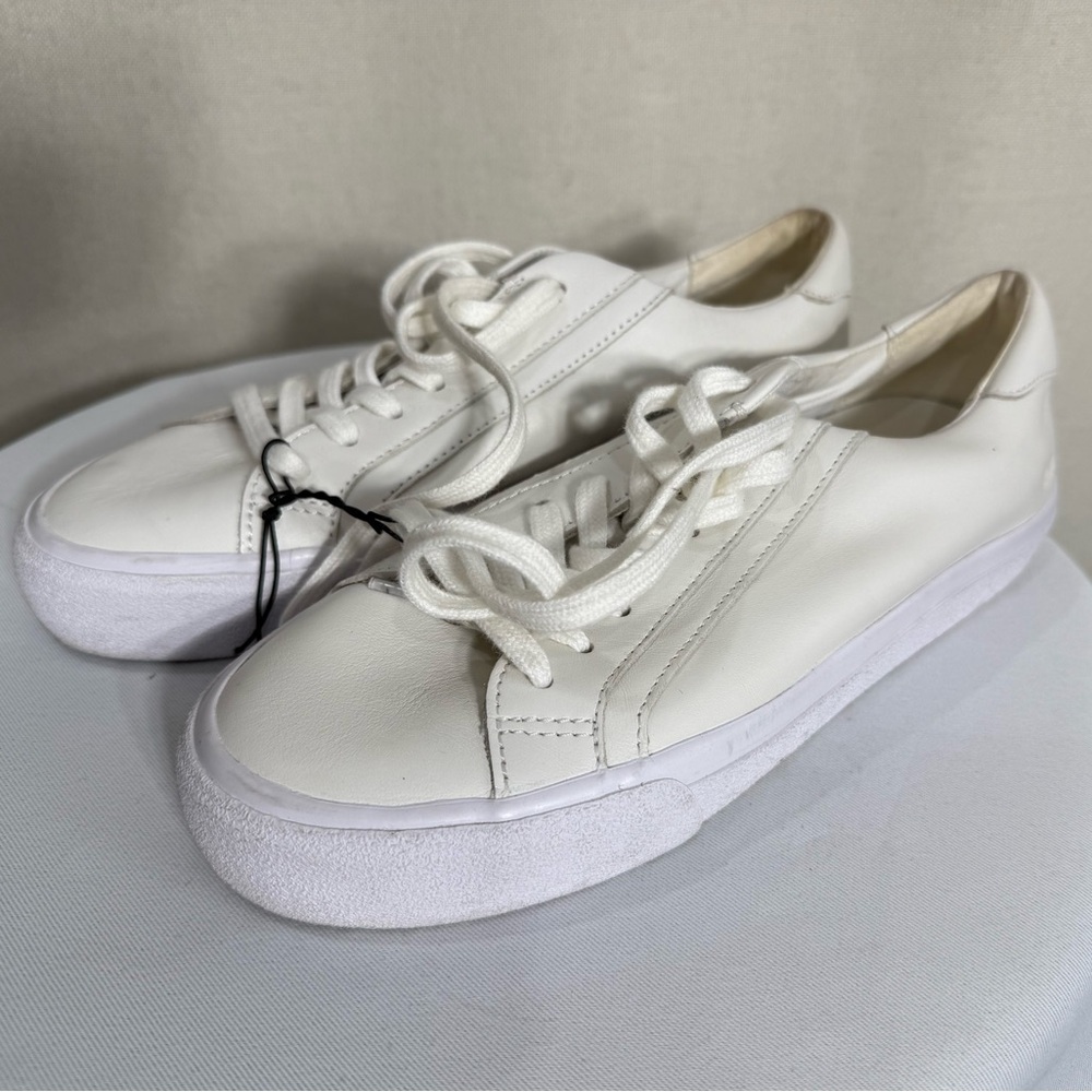 NWT MADEWELL White Leather Sneakers